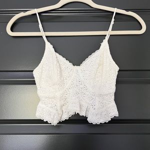 NWT free people bustier sleeveless cami top ivory size XS